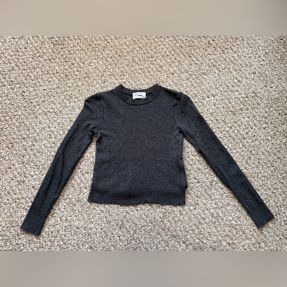 Babaton Aritzia Cropped Wool Sweater Size XXS